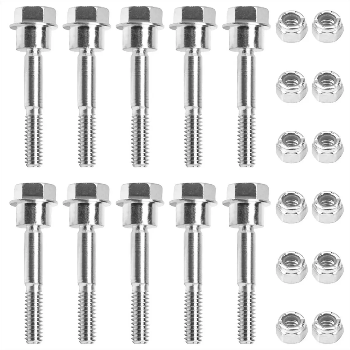 MALL 10pcs 580790401 Snow Blower/Throwers Shear Pins Bolts & Nuts for , AYP 2 Stage Snow Blowers