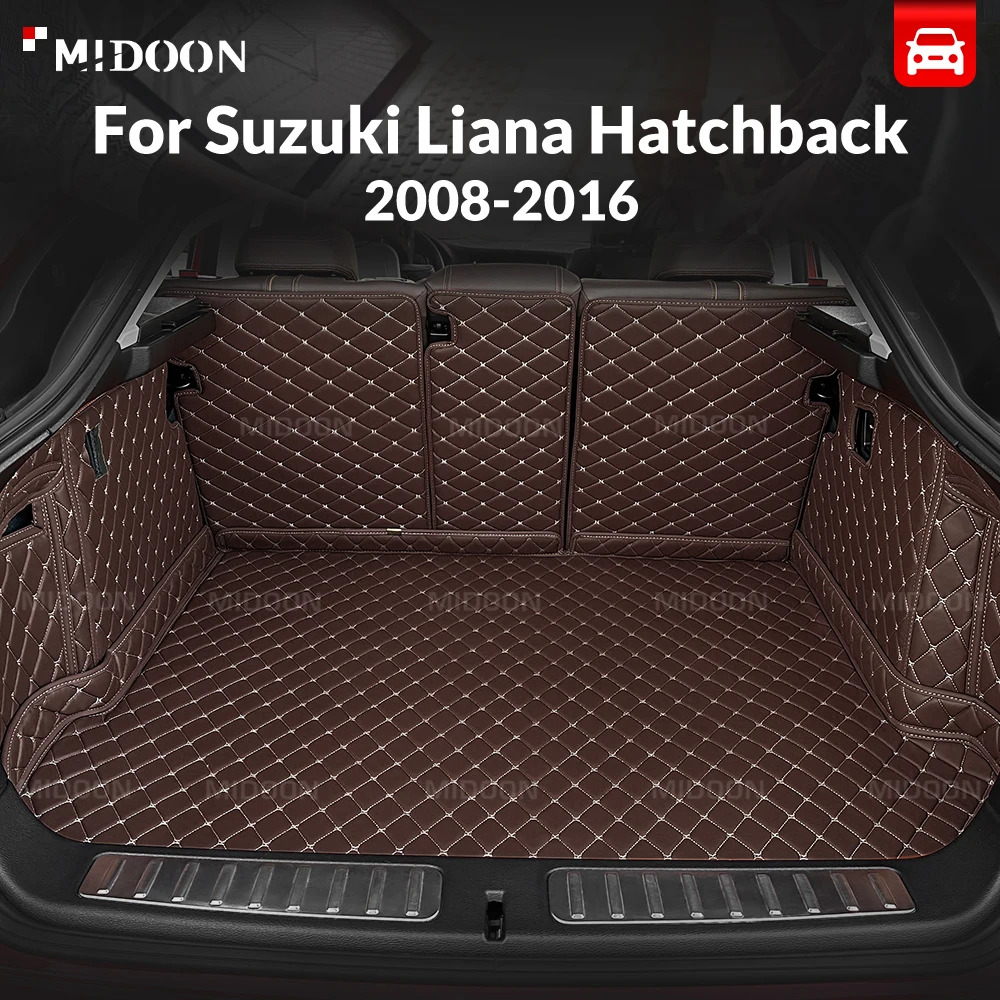 

Автомобильный коврик в багажник с полным покрытием для Suzuki Liana Hatchback 2008-2016, защита от загрязнений, вкладыш для багажного отделения, аксессуары для интерьера