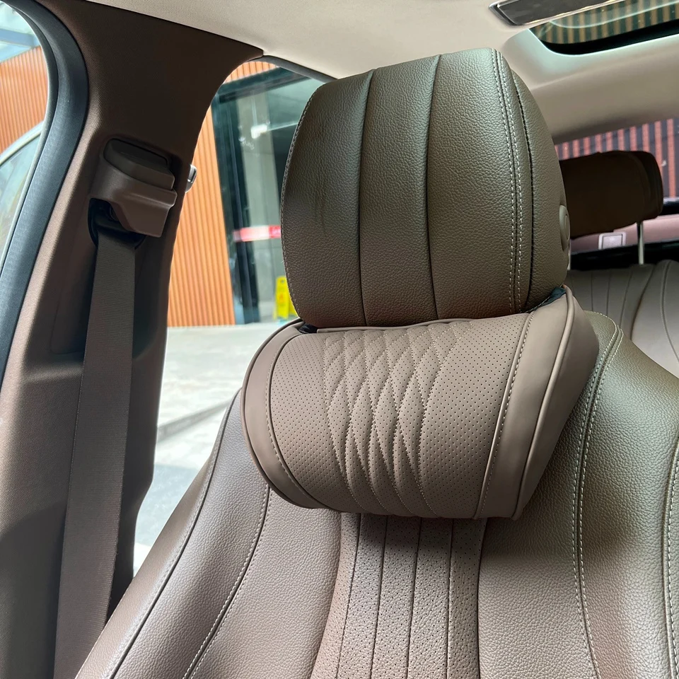 For Kia K5 K8 Sorento Carnival Sportage Seltos Niro Picanto Rio Car Headrest Neck Support Seat Lumbar Cushion Soft Neck Pillow