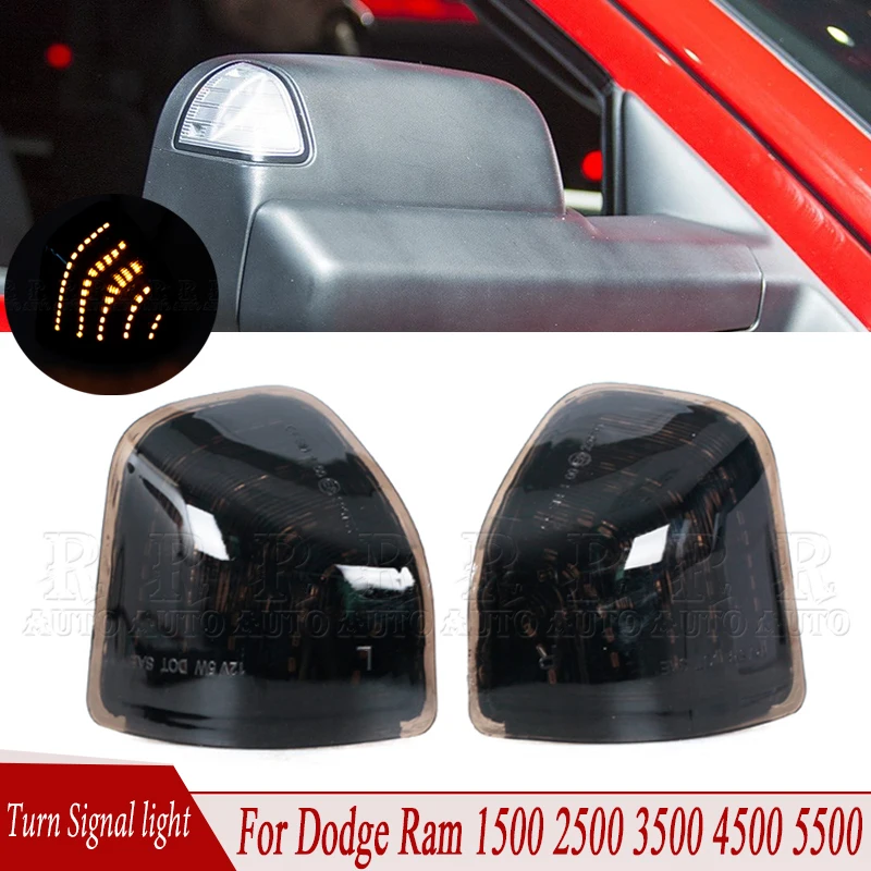 R-AUTO LED Outside Rear View Mirror Turn Signal Lamp Indicator Lamp For Dodge Ram 1500 2500 3500 4500 5500 68302828AA 68302829AA