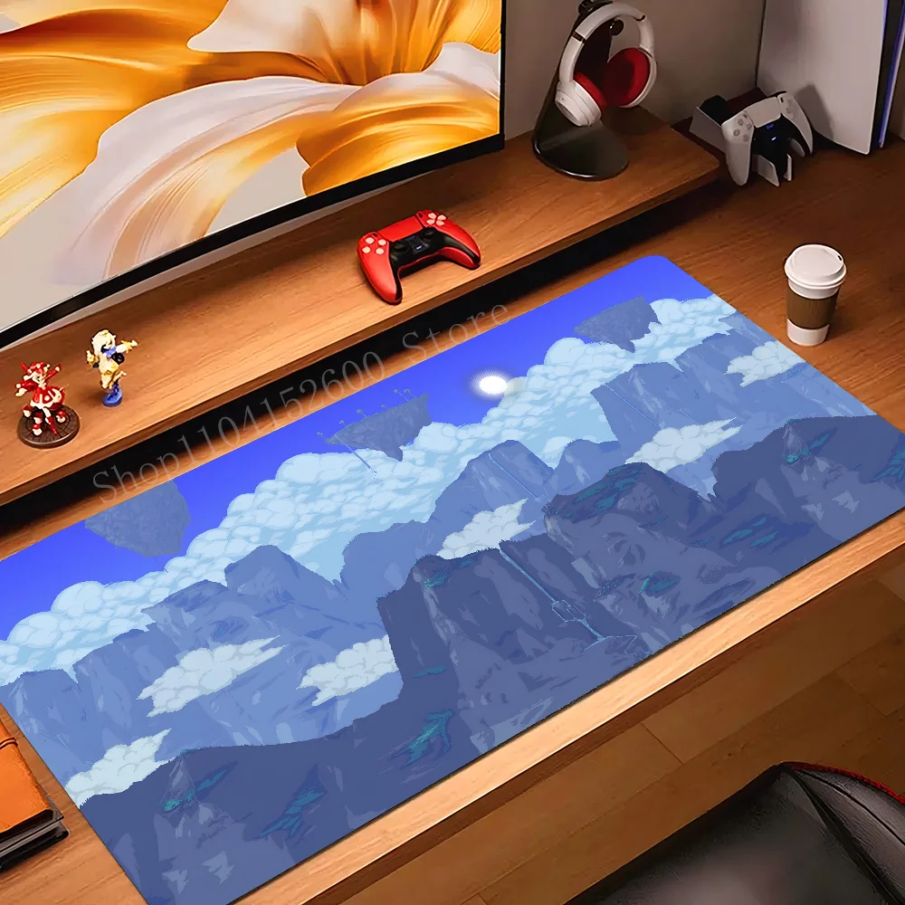 

T-Terraria Mousepad Mouse Mat Desk Mat With Pad Gaming Accessories Prime Gaming XXL Keyboard Pad