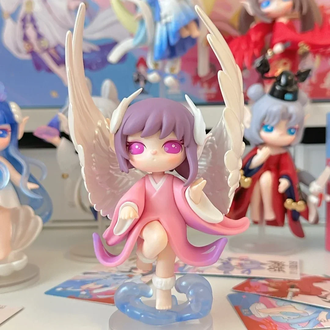 سلسلة Su Rui الأسطورية وزهر الخوخ سلسلة تسعة أرواح من صندوق أعمى شخصيات الحركة لعبة مجسمة قابلة للجمع دمية عصرية #4