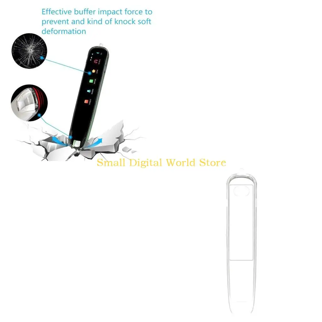 

77UB Transparent TPU-Case for AIP Dictionary Pen Portable Storage Bag-Protection Box Shell-Holder Compressive Bag