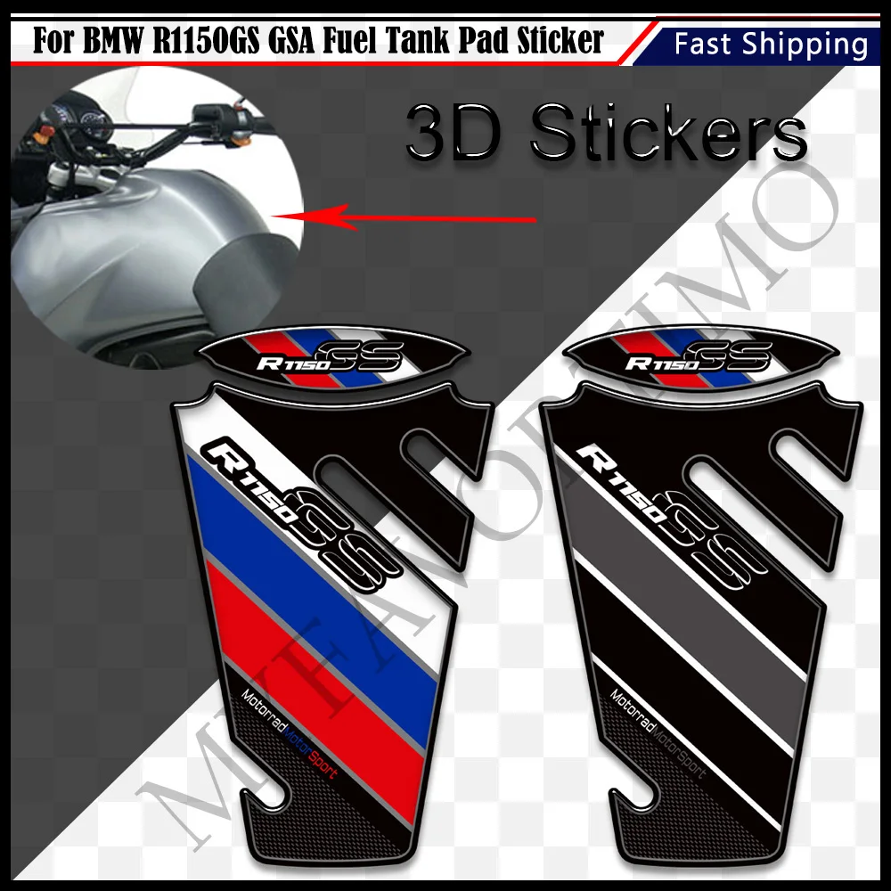 For R1150GS R 1150 GS R1150 GSA ADV Adventure Motorcycle Fuel Tank Pad Stickers Cover Protect 3D Decals Kit Accessories