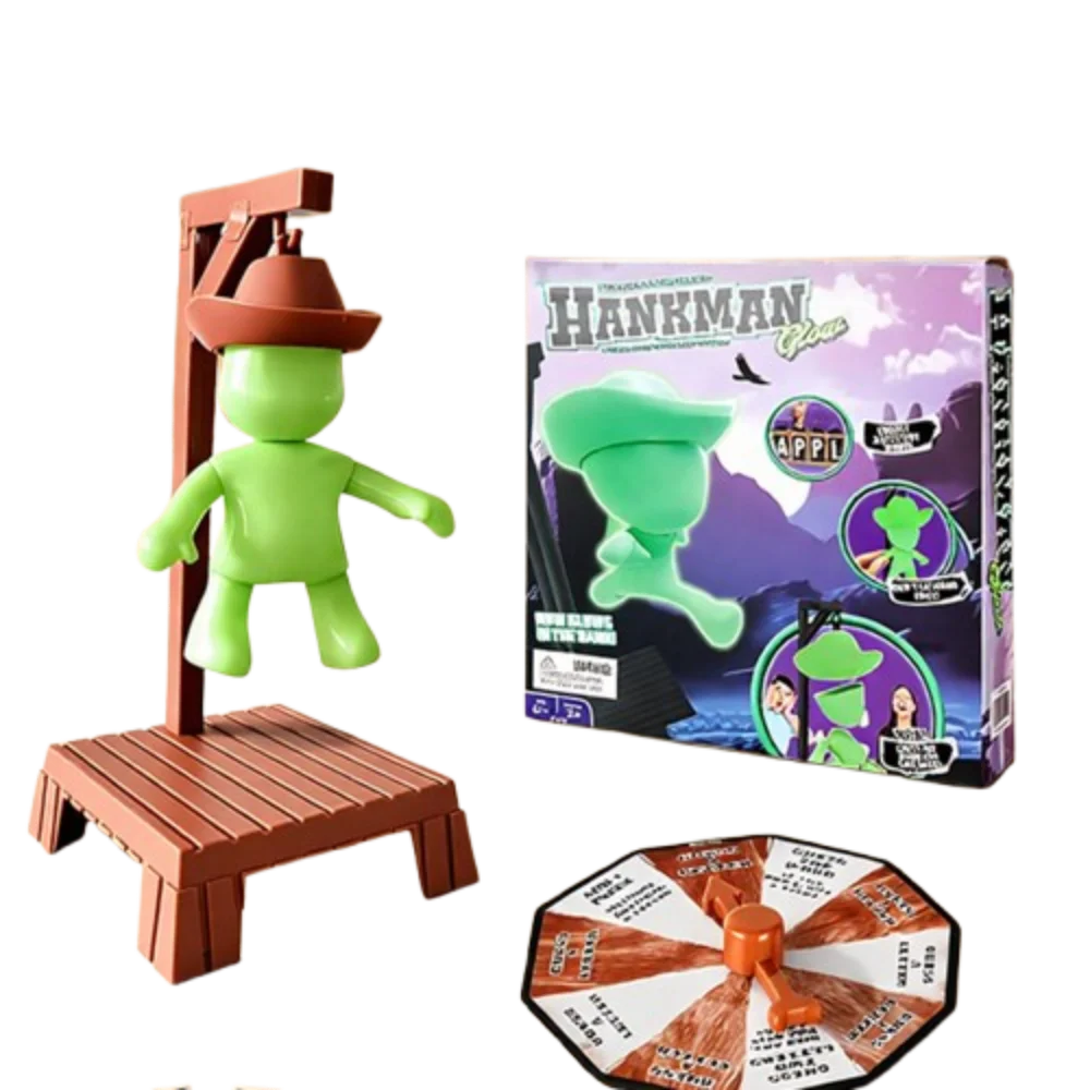 

Магнитная настольная игра-висельник для нескольких игроков: развивающая интеллект интерактивная игра-головоломка с загадочными словами и куклой-висельницей