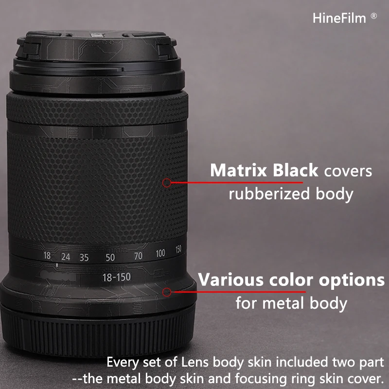 RFS 18150 Objektiv Aufkleber Vinyl Wrap Film Für Canon RF-S18-150mm F 3,5-6,3 IST STM Objektiv Aufkleber Haut Protector aufkleber