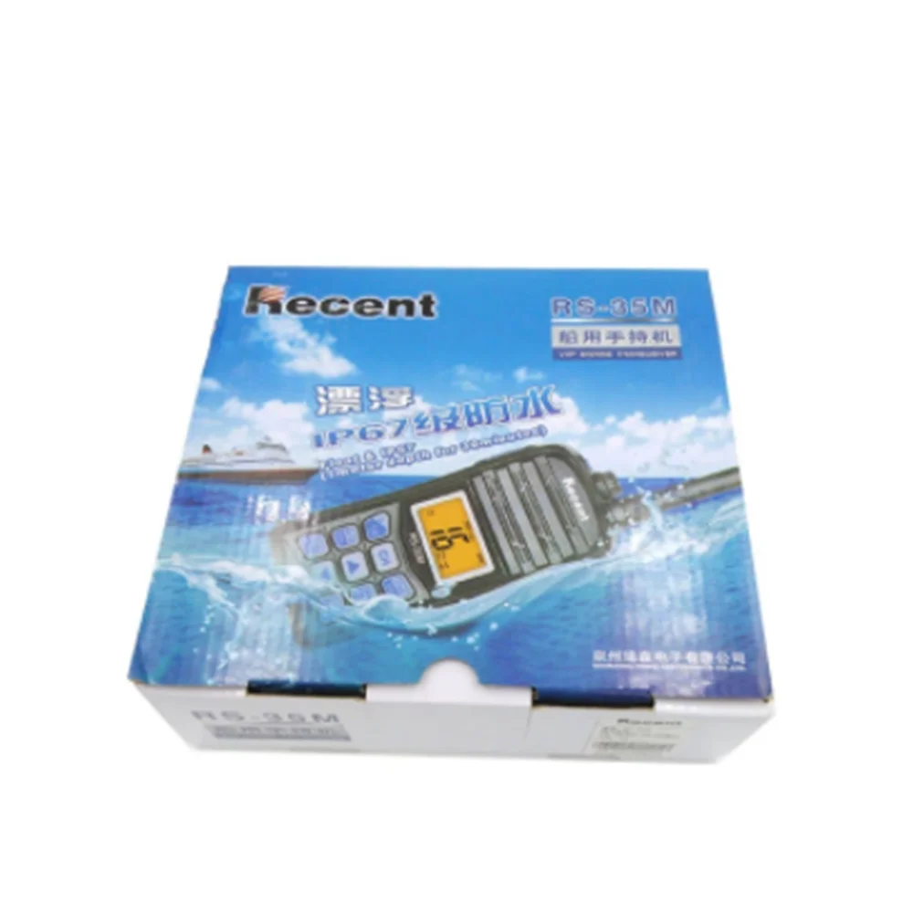 15% بيع حاليا RS-35m مقاوم للماء الغبار واقية شاشة الكريستال السائل المزدوج Watchscan هام يده البيني راديو Vhf للإبحار على متن الطائرة