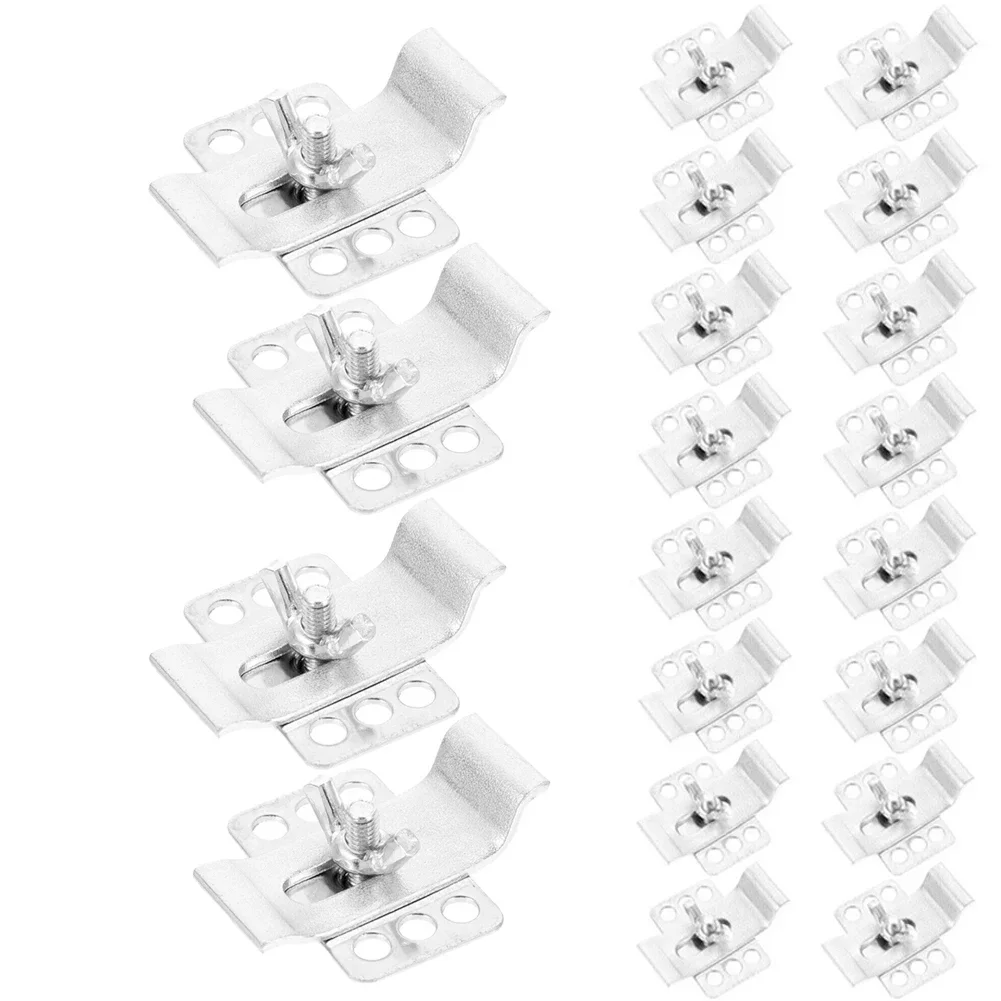 20PCS Undermount Sink Clips Kit Supports Brackets For Bathroom Kitchen Countertop For Bathroom Kitchen Countertop Clips Bracket