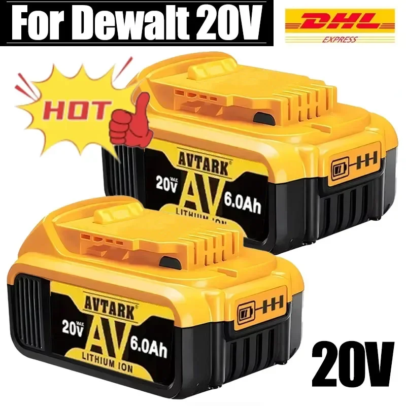 

18650 Lithium 20V 60V for DEWALT Battery for dewalt dcf850 dcf887 dcf922 DCB182 DCB205-2 DCB206-2 power tool battery & charger