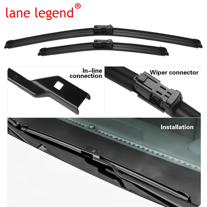 Car Front Windscreen Wiper Blades For BYD TANG EV 600 600D 2019 2020 2021 2022 DM DM-i Accessories Wiper Blade Brushes