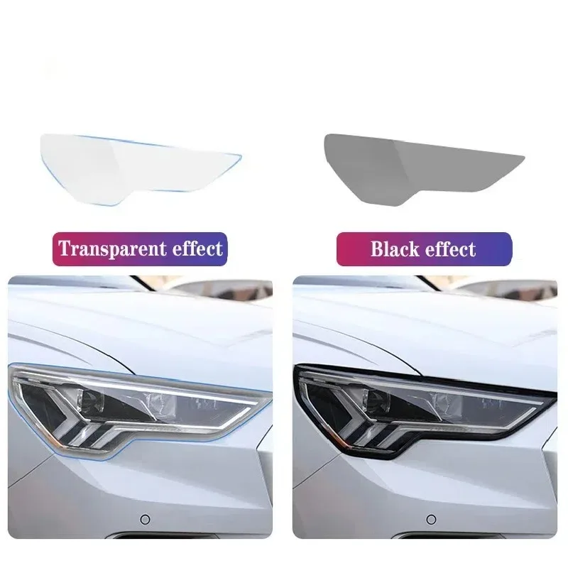 For Audi Q4 E-tron 2022-2023 Car Exterior Headlight Anti-scratch TPU PPF Protective  Anti-scratch Repair Film Accessories