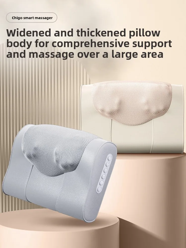 Multifunctional Full Body Massage Pillow Cushion Kneading Massager For Shoulder Neck Cervical Waist Back Home Use Gift