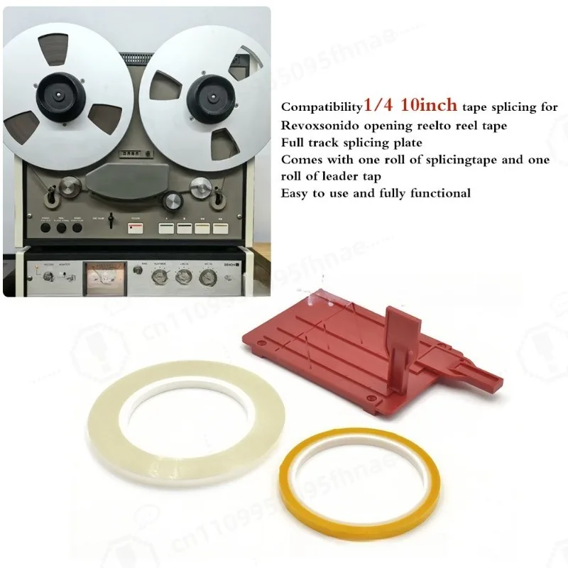 nouveau-kit-de-raccordement-de-bande-audio-rouge-1-4-pouce-10-pouces-bloc-de-raccordement-de-bande-accessoire-de-rail-de-connexion-pour-magnetophone-a-bobine-ouverte