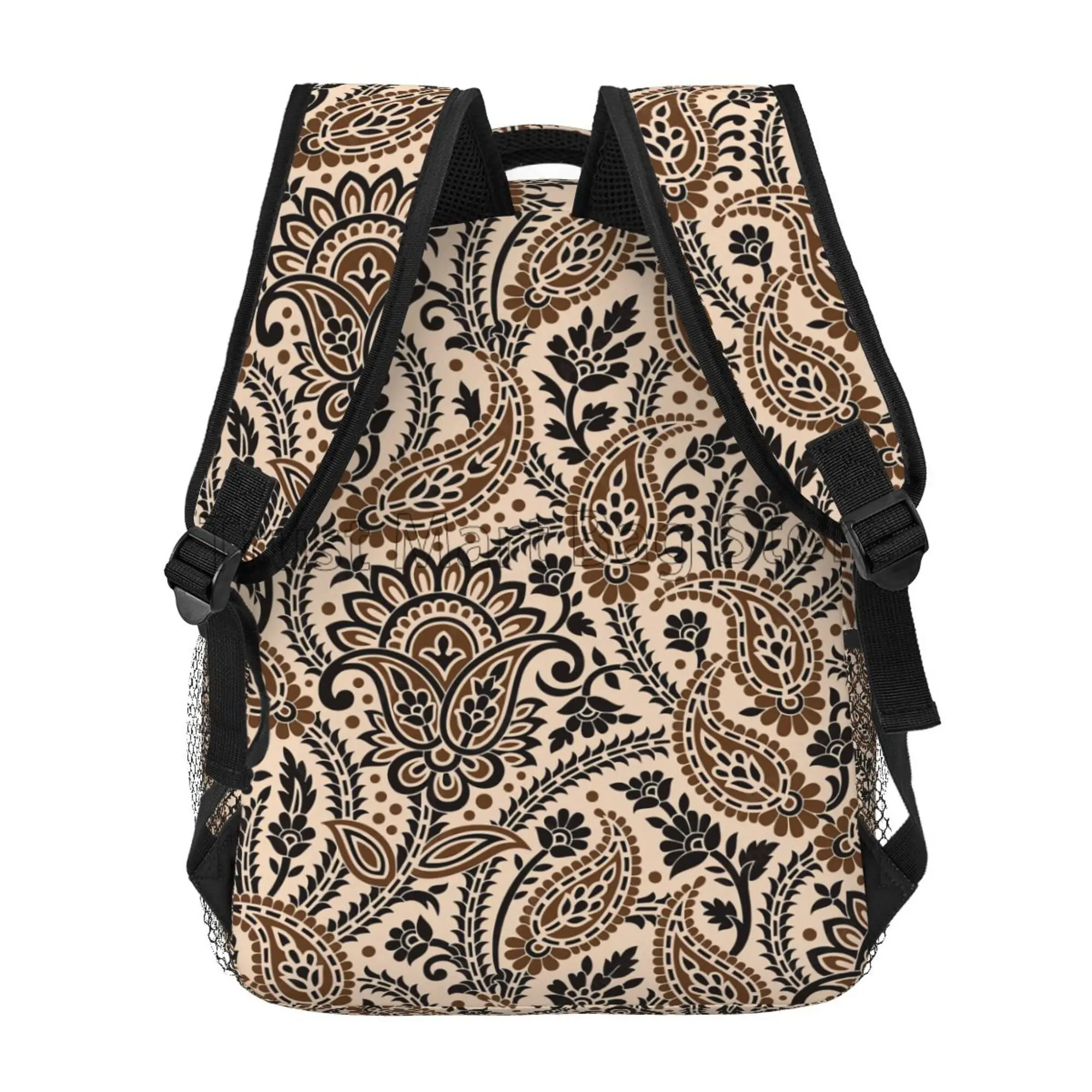 Classic Paisley Backpack for Women Girls Travel Casual Laptop Backpacks Lightweight Waterproof Durable Hiking Daypack School Bag