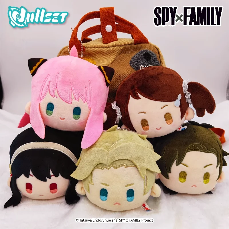 SPY×FAMILY Anya Forger Genuine Kawaii Plush Toy Pendant Q version avatar pendant Peripheral keychain Bag Pendant Toys Kids Gifts