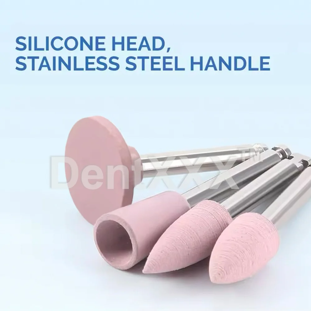 หัวขัดยางซิลิโคน 12 ชิ้น สำหรับเครื่องขัด 2.35 มม. สำหรับเครื่องขัดแบบมือหมุนความเร็วต่ำ