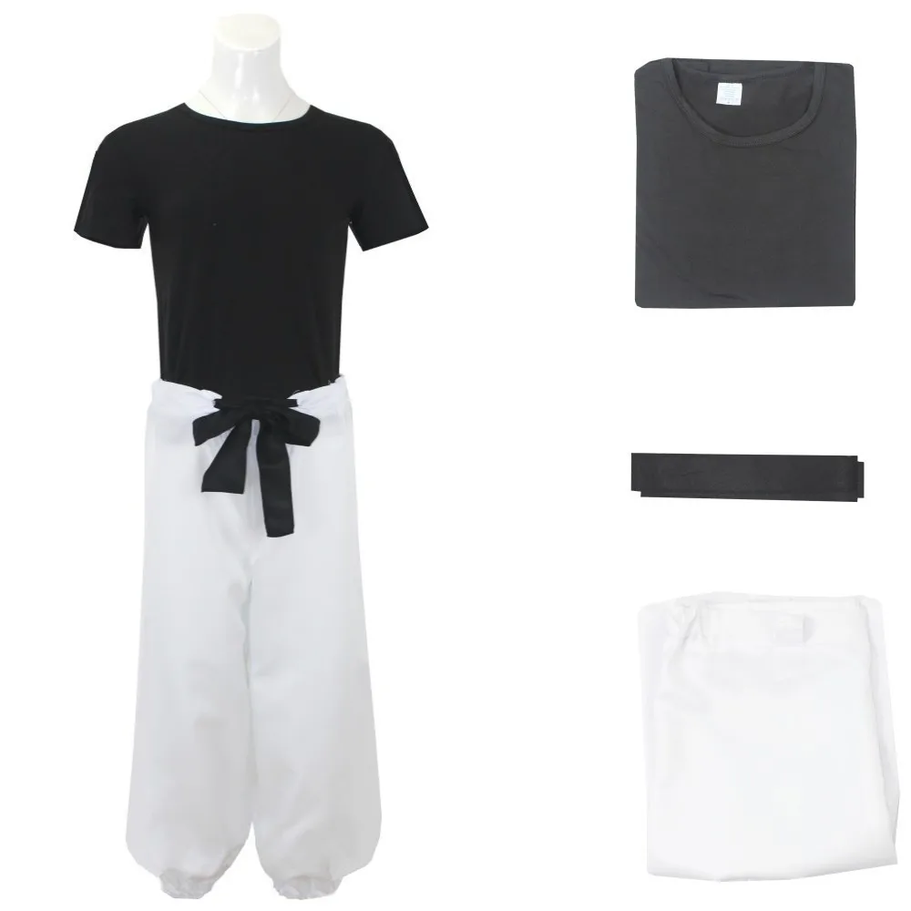 Jujutsu JJK Manga Anime Fushiguro Toji Satoru Gojo Cosplay Costume Wig T-shirt Pants Rose Net Halloween Christmas