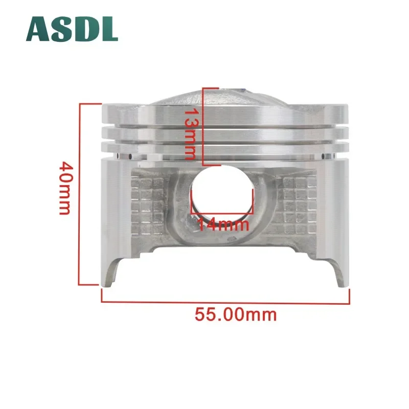 Motorcycle Engine Piston and Rings Set For Honda CB400 CBR400 NC23 NC29 VF400F VFR400Z VFR400 NC21 STD 55mm 55.25mm 55.5 55.75