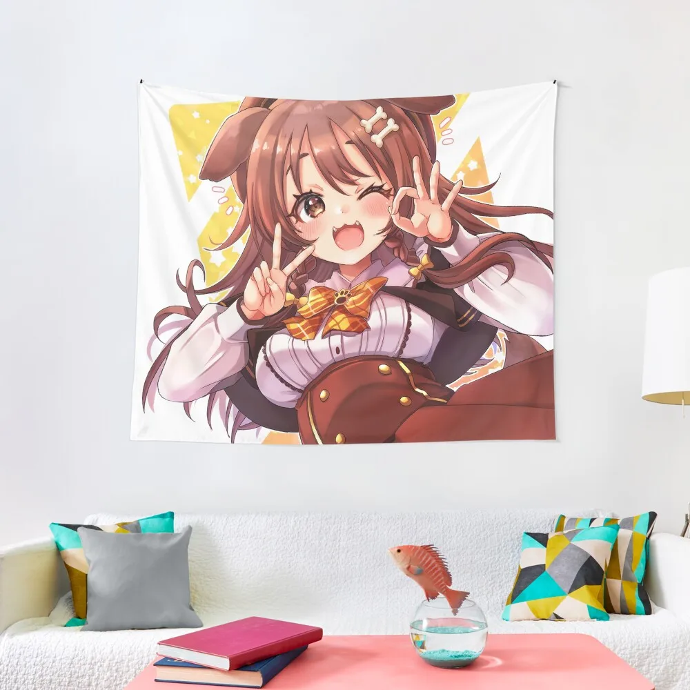 

Inugami Korone - Hololive Tapestry Luxury Living Room Decoration Bedroom Decor Aesthetic Decoration Wall Tapestry