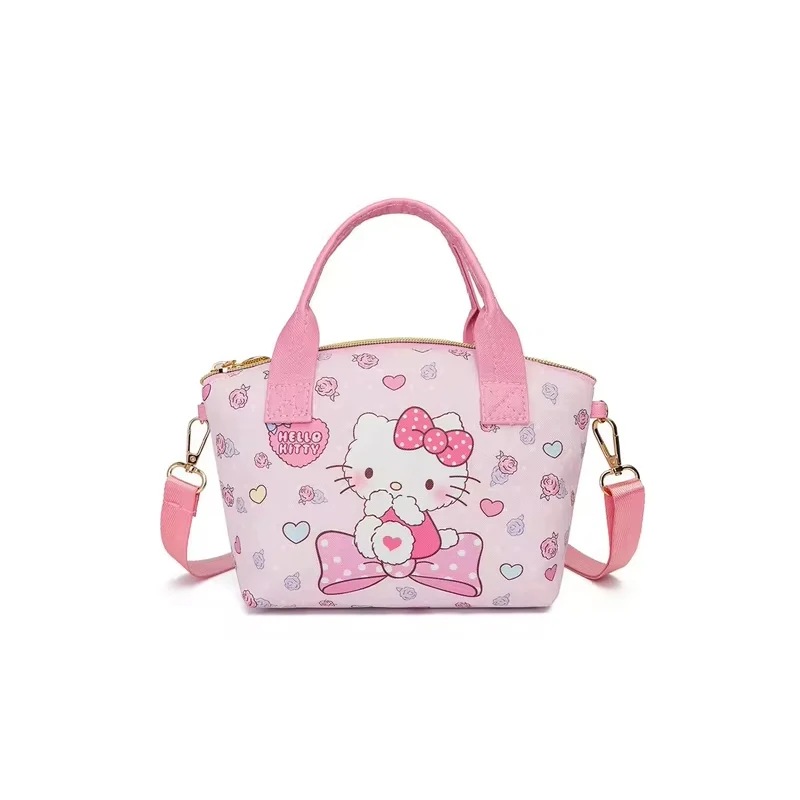 Lovely Sanrio Cinnamoroll Hello Kitty Tote Handbag Stylish Versatile with Adorable Kuromi Mymelody Prints Perfect Shoulder Bag