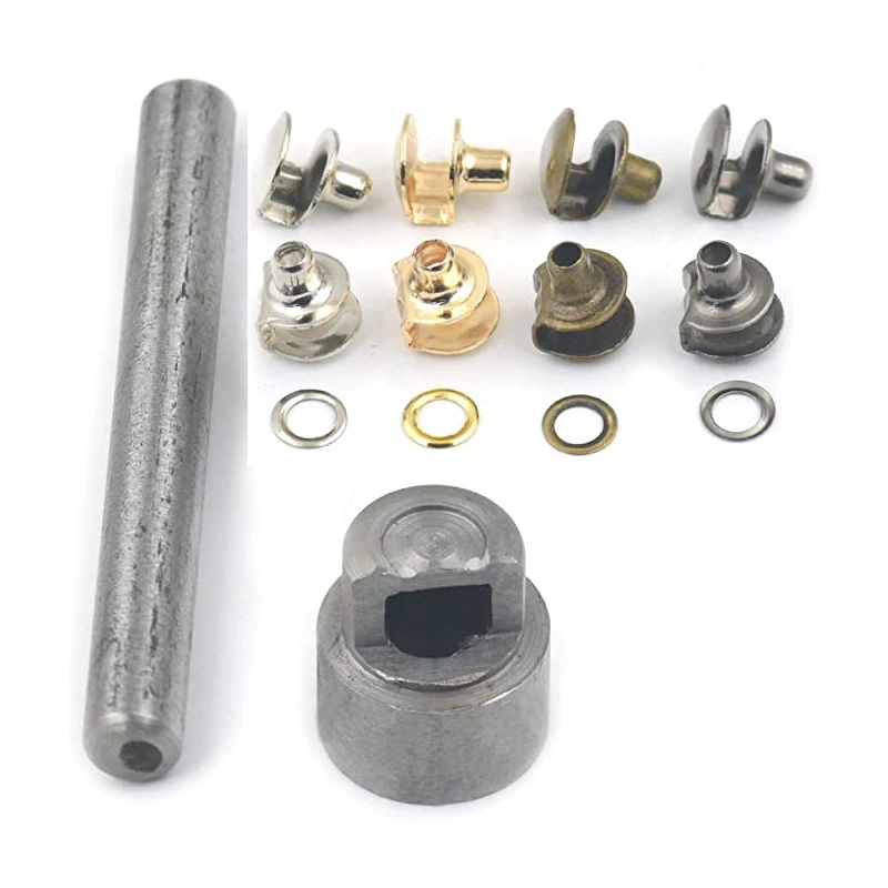 1 set Steel Boot Hooks Install Tool Shoe Buckle Eyelet Repair Kit For Boots Shoelace Buckle Handbag Belt Joint DIY Wallet Eyelet