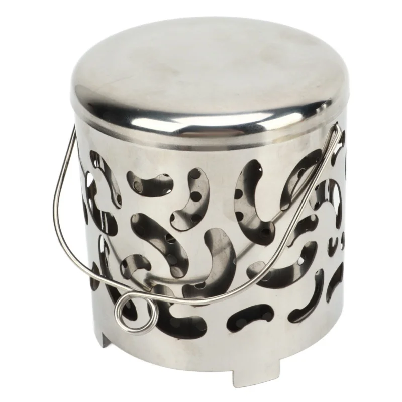 

Портативный мини-обогреватель для кемпинга из нержавеющей стали, быстрый нагрев, для палаток и использования на открытом воздухе