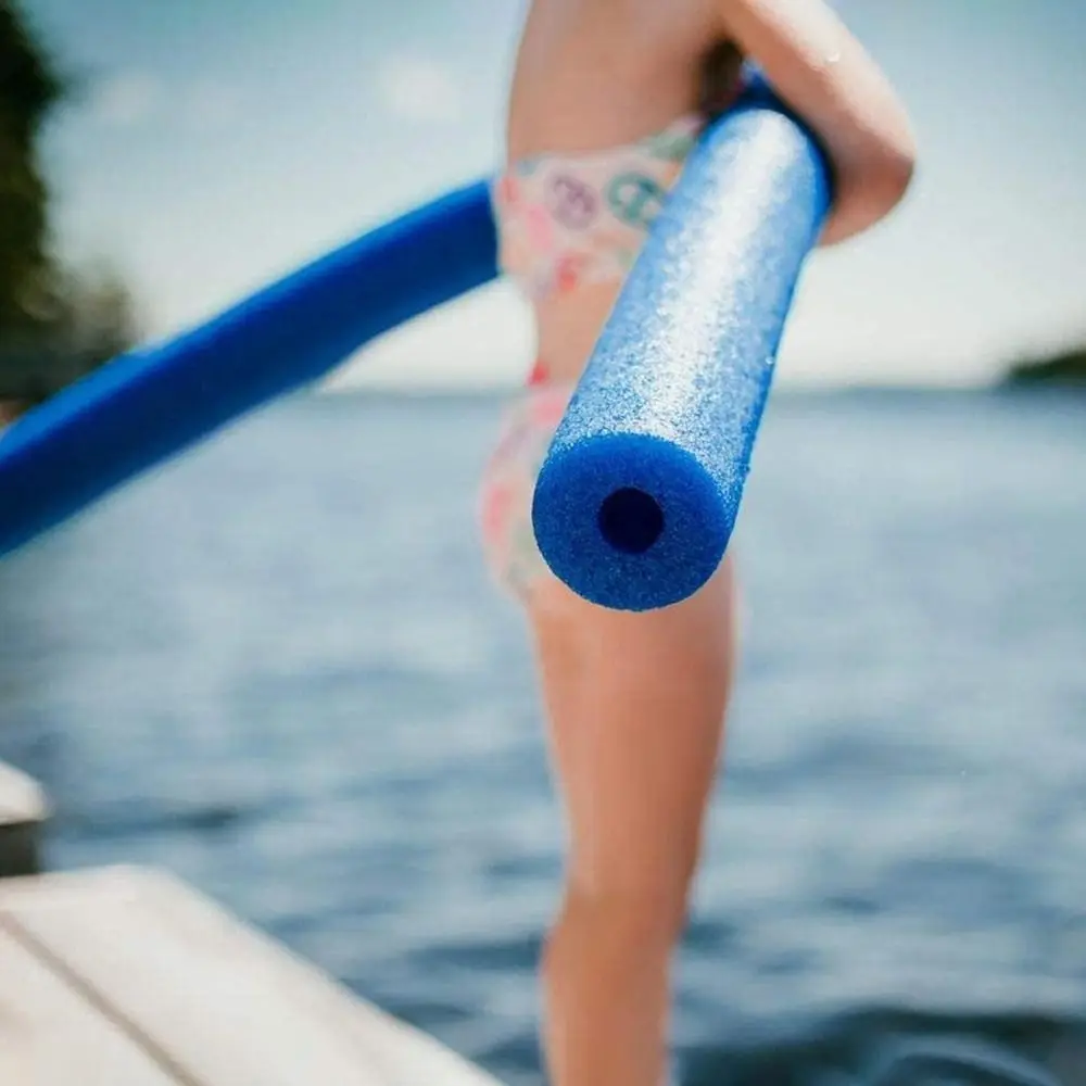 Piscina Espuma Macarrão Float Aid, Swim Ring, Flutuabilidade Vara, Útil para Crianças e Adultos, Acessórios de piscina