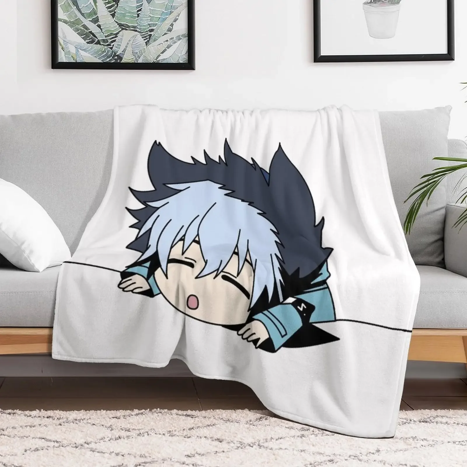 Servamp - Kuro, Sloth, Sleepy Ash Throw Blanket Luxury Thicken Thermal Decorative Beds Blankets