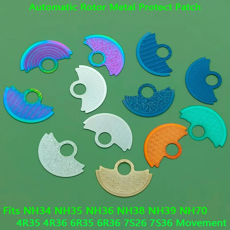 

NH34 NH35 Movement Automatic Hammer Rotor Metal Patch Fit NH36 4R35 6R35 NH38 NH39 7S26 Movement SKX007 Watch Repair Rotor Parts