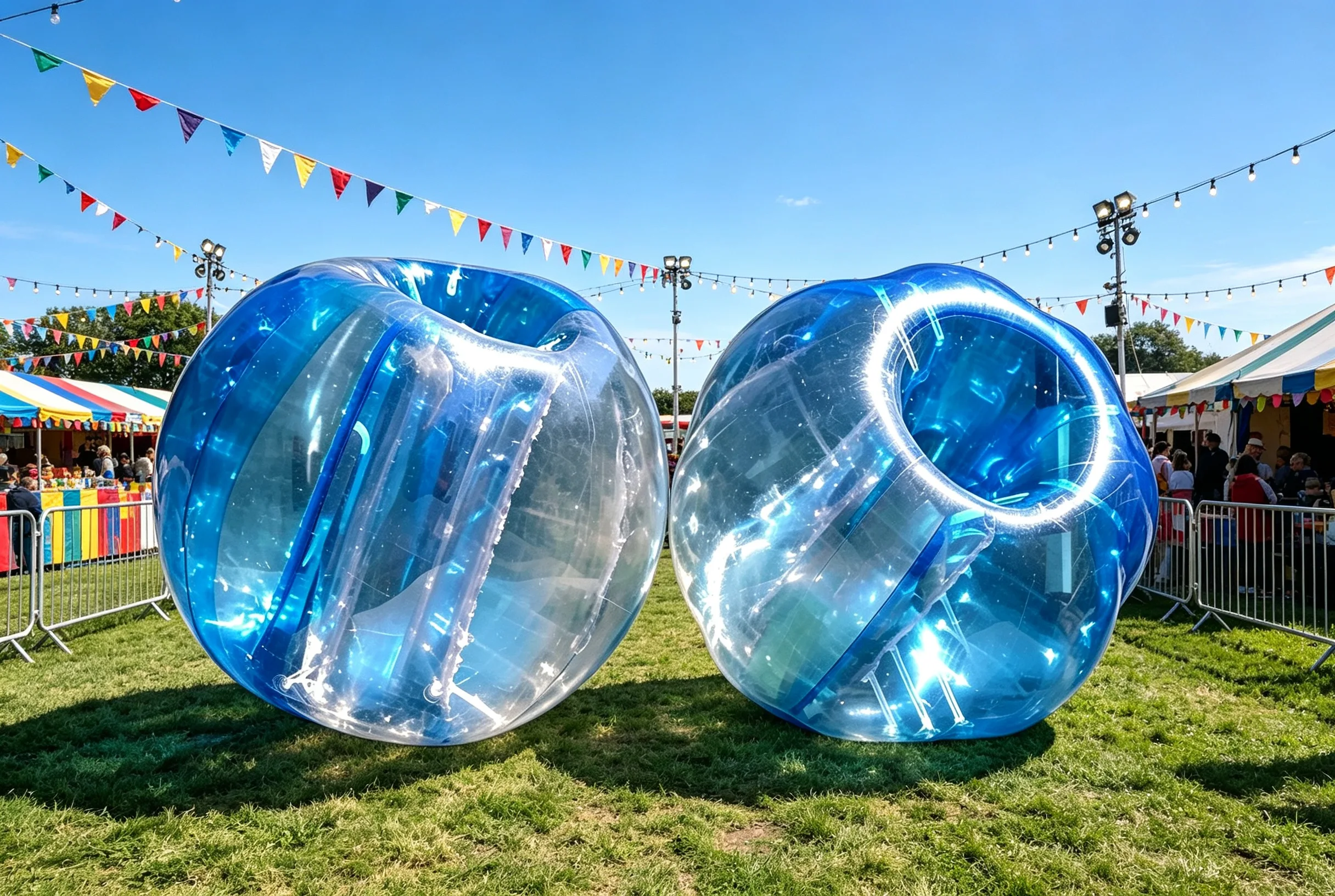 Clear Transparent Durable PVC Inflatable Bumper Soccer Ball 1m/2m/3m Sizes Customizable Capacity for Indoor/Outdoor Team