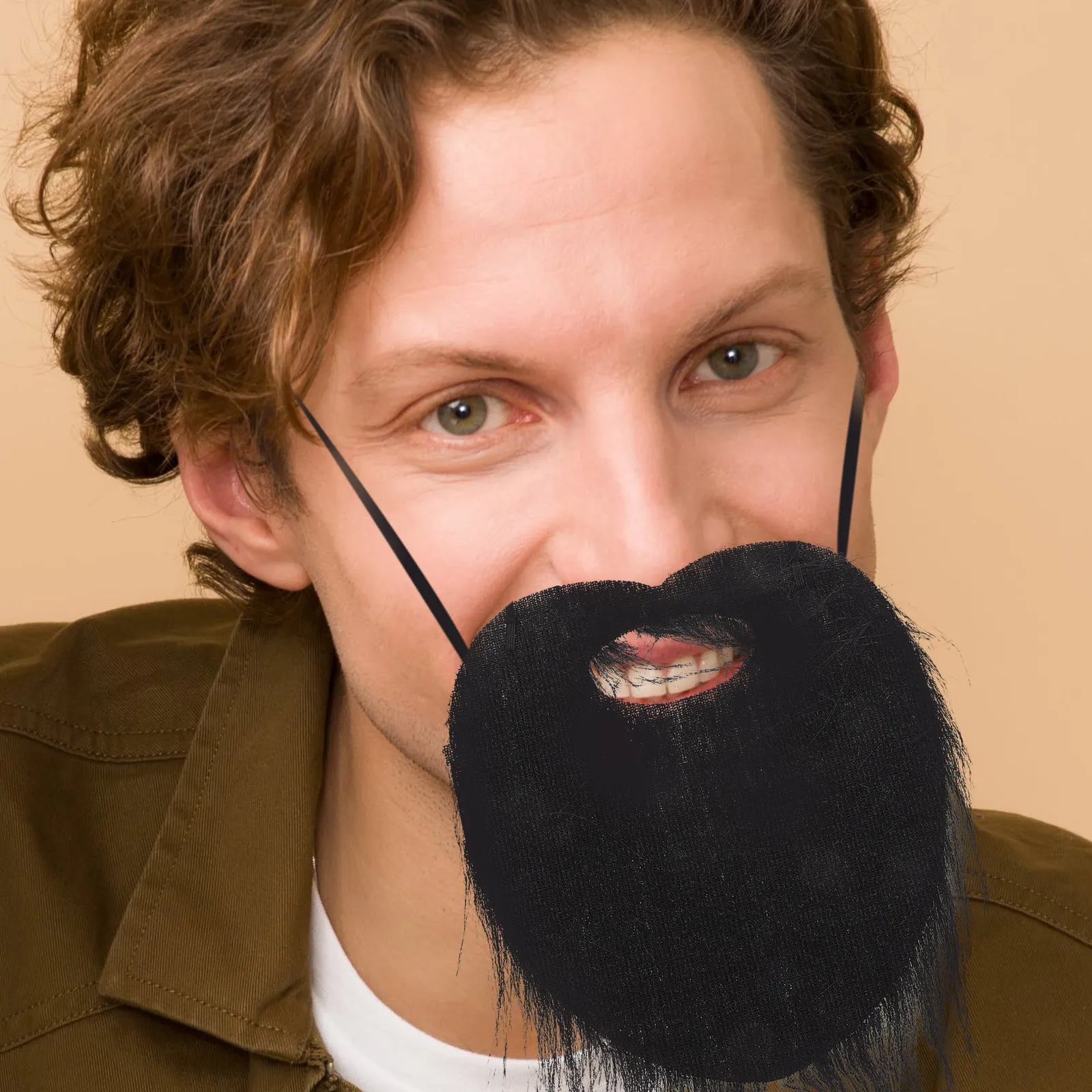 

3 Pcs Dressing up Beards for Halloween Costume Cosplay Masquerade Accessories Realistic Fake Mustaches