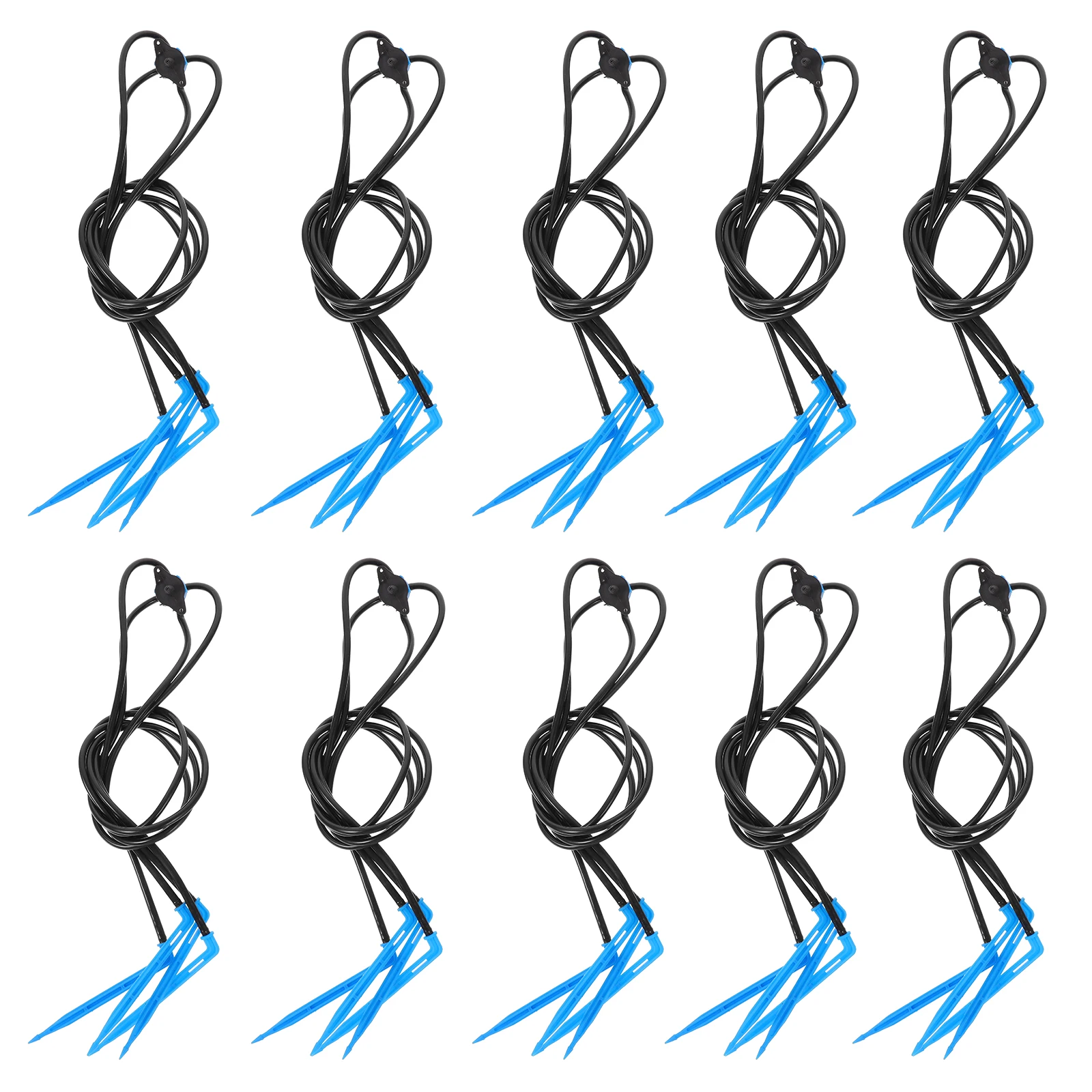 

10pcs Drip Irrigation Stabilizer Pressure Compensated Nozzle Watering Spray Gardening Agriculture Lawn Flower Grass Planting