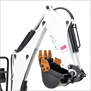 Factory Sale Micro Mini Digger Towable Backhoe Diesel Gasoline Engine Garden Use 0.8 Ton Mini Excavator