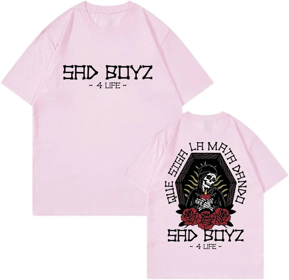 Junior H 2023 Tour Merch Hip Hop Crewneck Short Sleeve Cupido T-Shirt Men Women's Harajuku Clothes