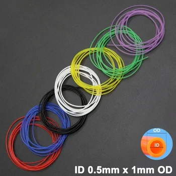 1/5/10M 0.5x1 Food Grade Siliconen Rubber Slang ID 0.5mm x 1mm OD flexibele Niet-giftige Siliconen Buis Pomp Pijp
