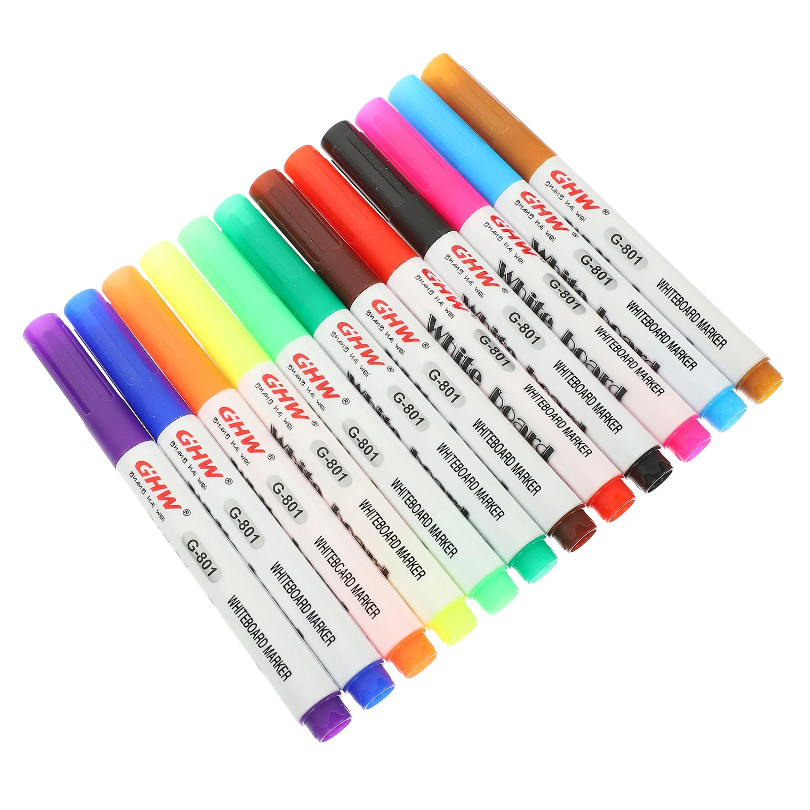 

12 Pcs Whiteboard Pen Water Painting Pens School Supplies Dry Erase Markers Erasable for Children