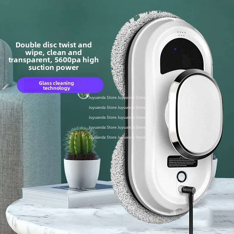 Window Cleaning Electric Small Outdoor Wet and Dry Dual-purpose Ultra-thin Double-layer Double-sided Window Cleaner Spray Water