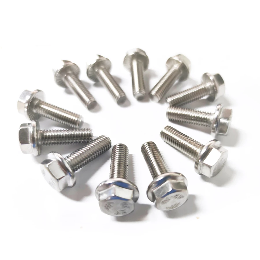 12pcs M8 x 25mm Car Exhaust Manifold Bolts Stainless Steel For Chevy GM V8 LS1 LS2 LS3 LS6 LSX