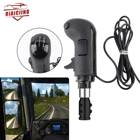 Logitech G923 G29 G27 G25 TH8A USB Vites Topuzu ETS2 ve ITS Euro Kamyon Yüksek Düşük Vites Simülatörü Shifter Dişli Kafası