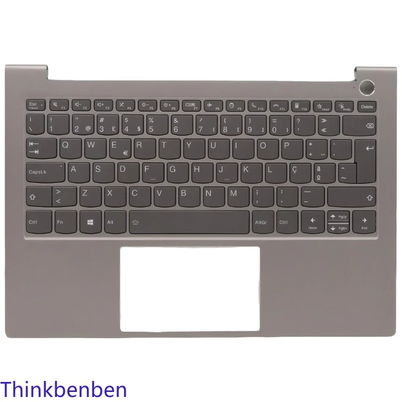 

PT Portuguese Mineral Gray Keyboard Upper Case Palmrest Shell Cover For Lenovo ThinkBook 13s G3 ACN 5CB1C72422