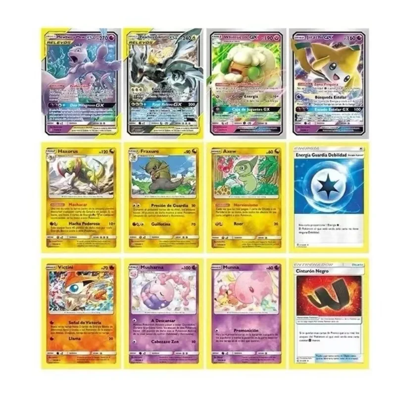 Nowe 360 szt. Pudełko na karty Pokemon lśniące losy w stylu angielskim Booster Battle Carte handlowa gra karciana karty kolekcjonerskie zabawki