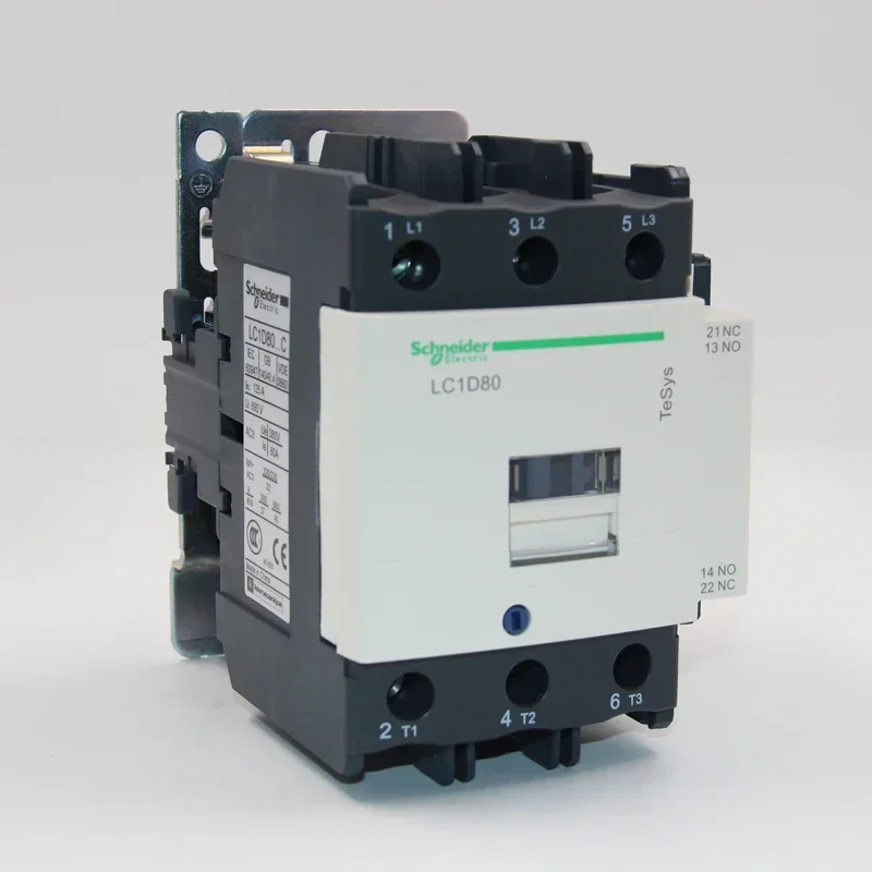 Imagem -03 - Contator ac Schneider Lc1d80 B7c F7c M7c E7c Q7c Lc1-d80a 24v 36v 48v 110v 220v 380v