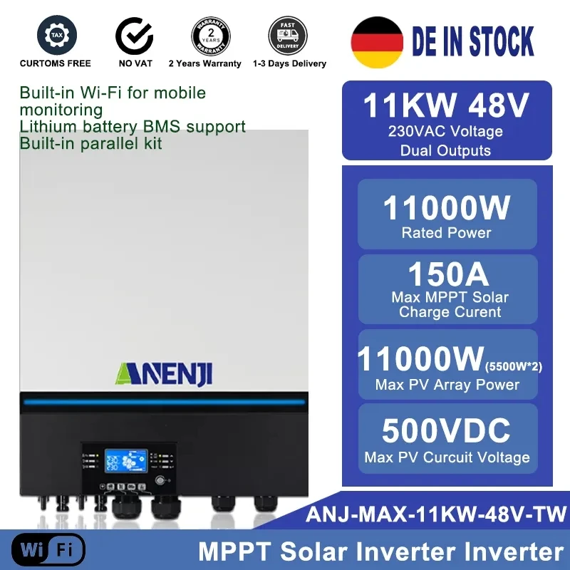 Guida Completa al Soltaro: Inverter Solare ibrido 11 kW per Off/On Grid