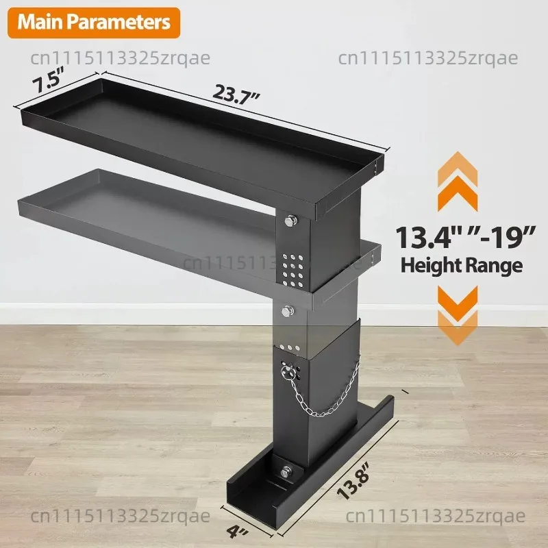 Ladder Leveling Foot Pad Support Base, Expandable Stabilizer with Non Slip Rubber Mat for Extension Ladder