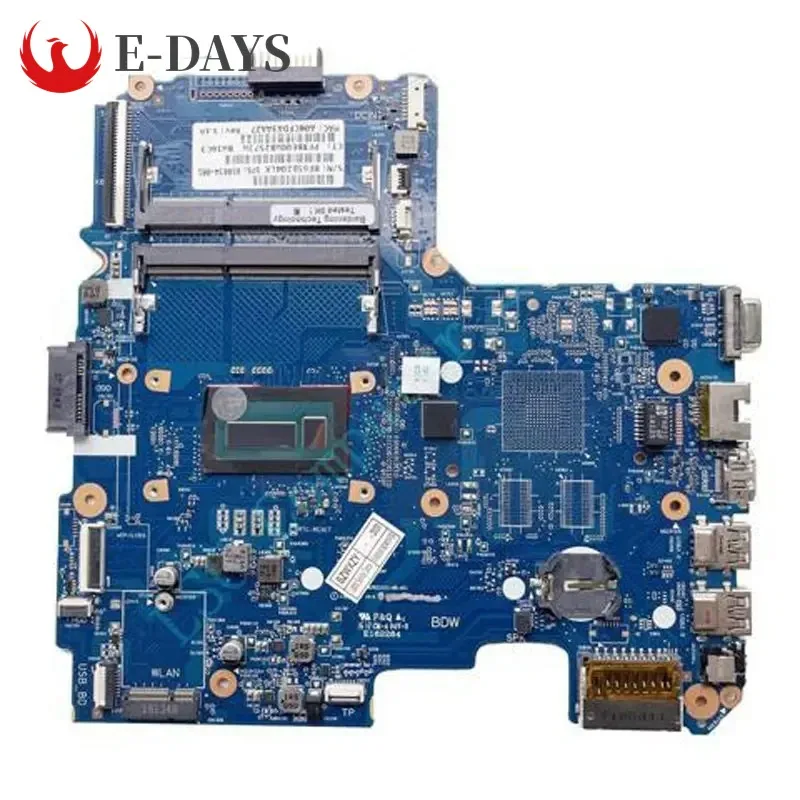 

For HP 14-AM Laptop Motherboard 6050A2823101-MB-A01 Mainboard with I3-5005U I3-6100U CPU DDR3 UMA 100% Tested Ok