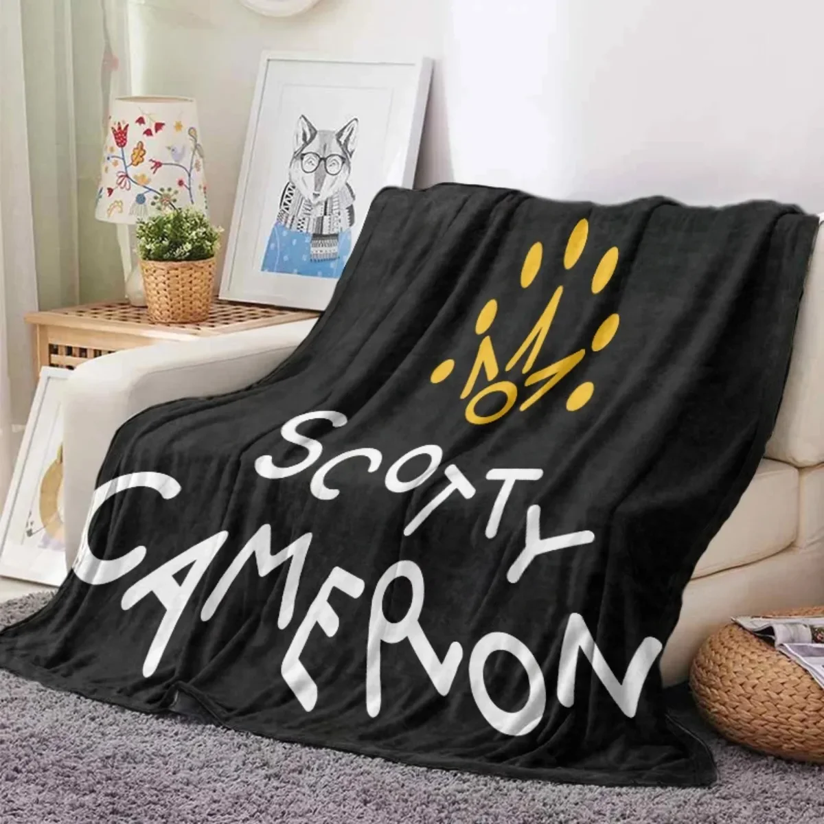 Scotty Cameron Microfiber Throw QuickDrying Super Absorbent Beach Pool Towel Oversized Printed Blanket