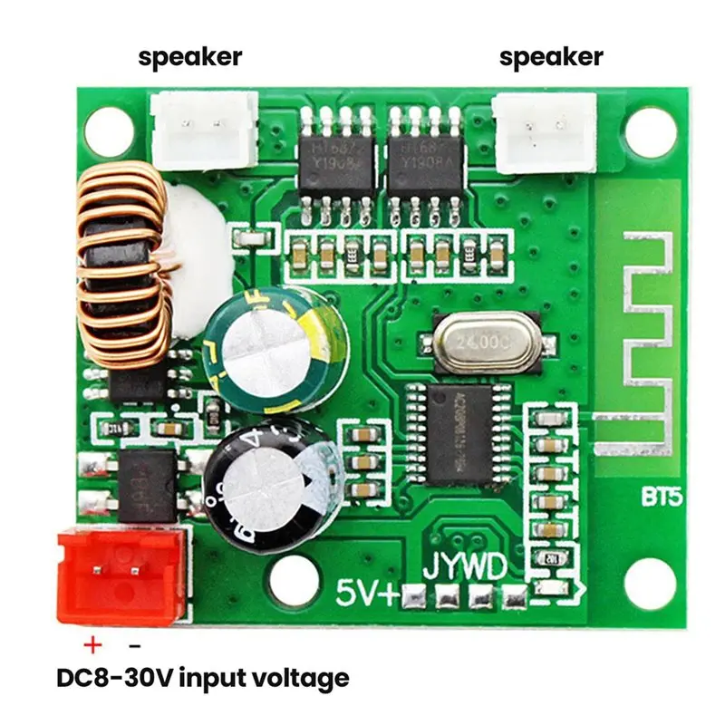 Y22A-Bluetooth Voice Audio Amplifier Module 2X3w Designed For Massage Chairs, Audio Playback, Prompts, And Payment Notifications