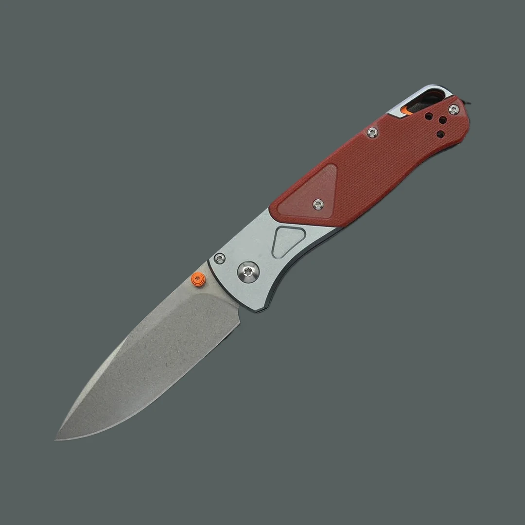 

High Quality BM 535 Folding KnifeCamping Knife D2 Blade Aluminum Handle Sharp Waist Outdoor Knife Survival