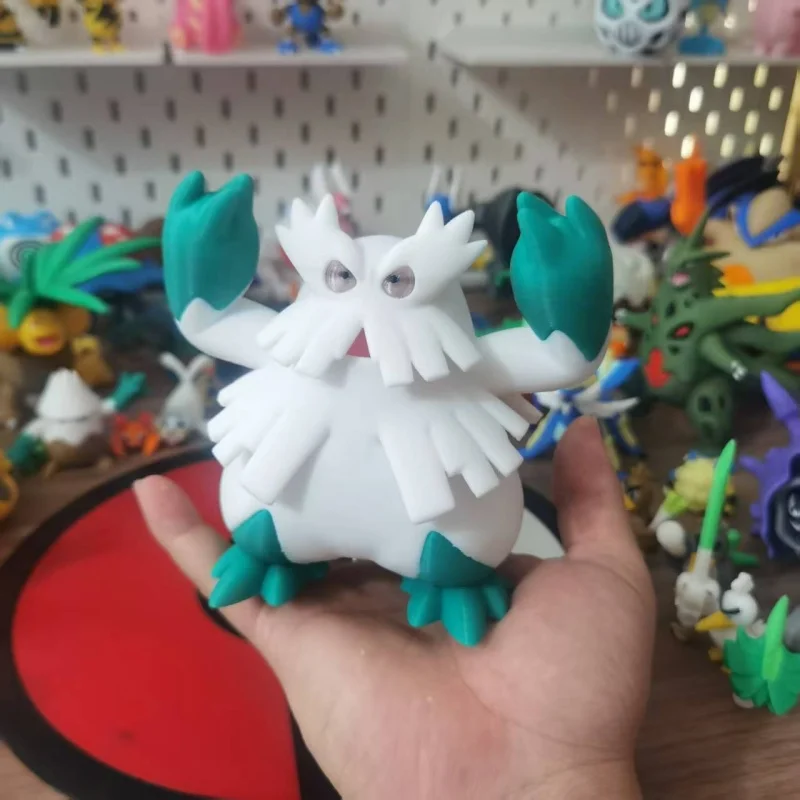 

Anime Snover Abomasnow Figure Proportion World 1:20 Diy 3D Printing Cartoon Character Kawaii Desktop Decoration Model Toy Gift
