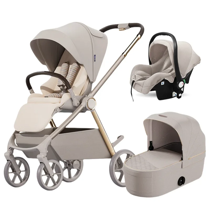 

Baby Strollers 3 In 1 Luxury Baby Stroller 3 In 1 With Carrycot And Carseat Baby Strollers